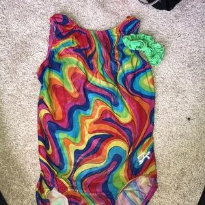 colorful GK leotard
